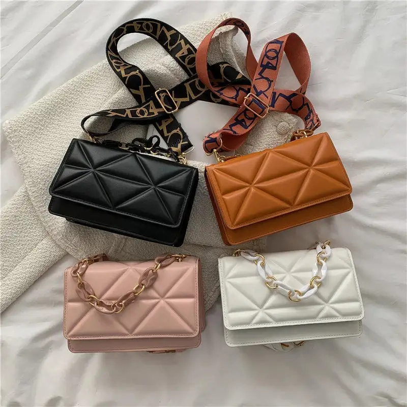 Womens Fashion Pu Crossbody Bag Small Messenger Shoulder Purse Luxury Brand Mobile Wallet