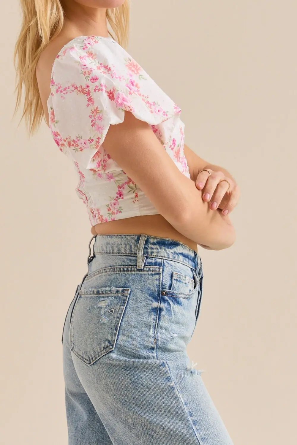 Floral Corset Top