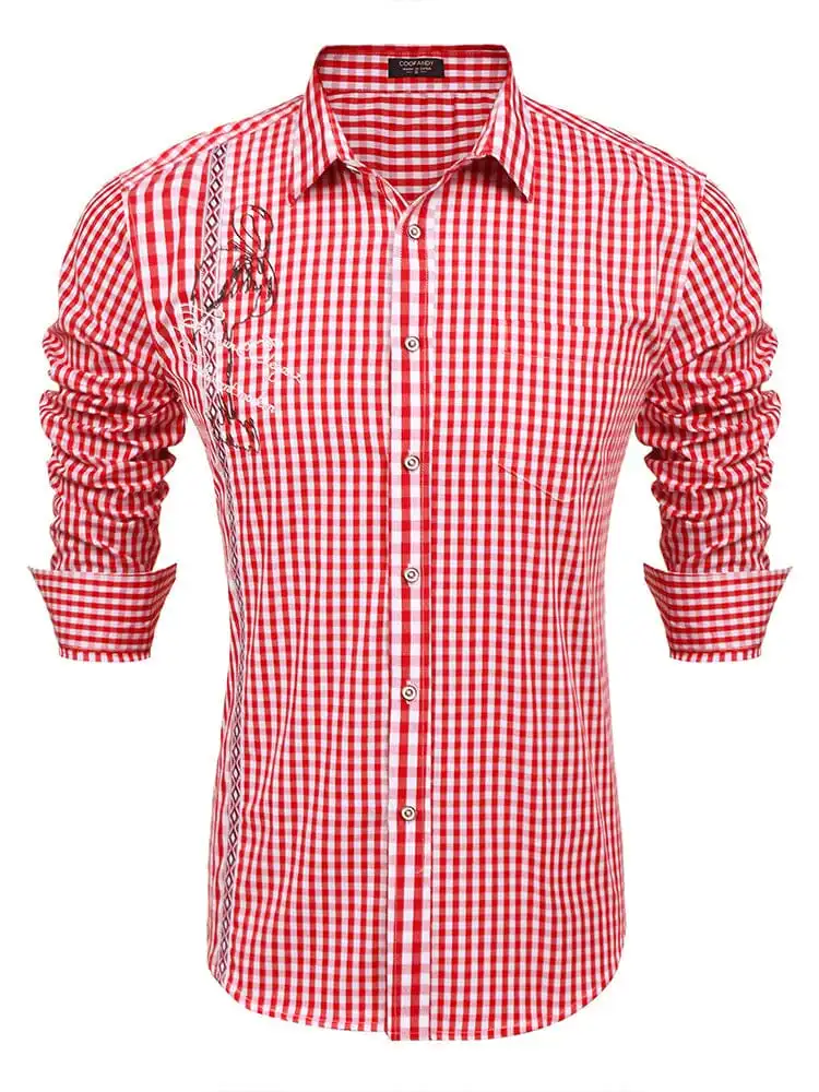 Casual Elegant Chequered Shirt Jeans