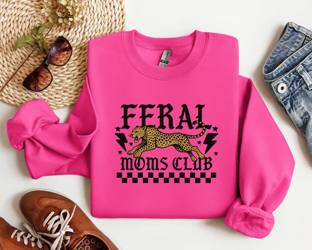 Mom Club Graphic Crewneck Sweatshirt