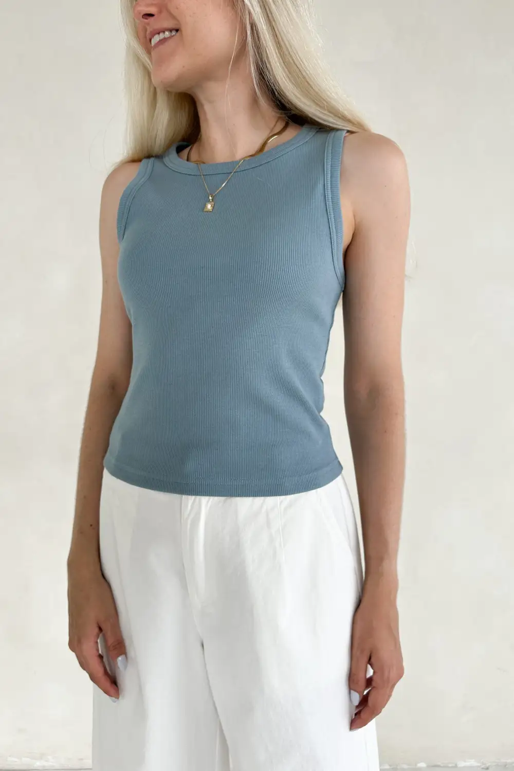 Soft Ribbed Tank Top