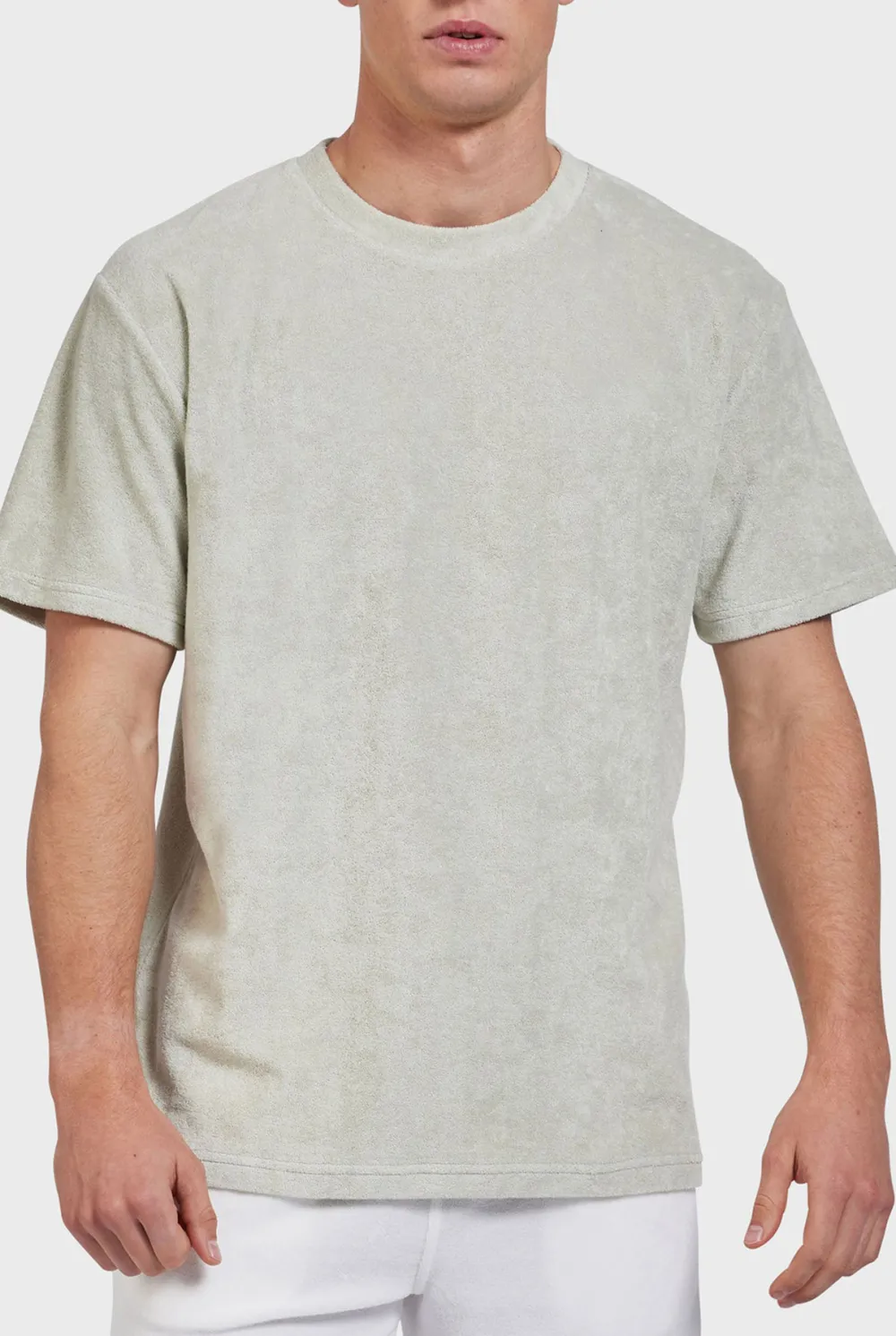 Short Sleeve Striped Crew Neck Tee