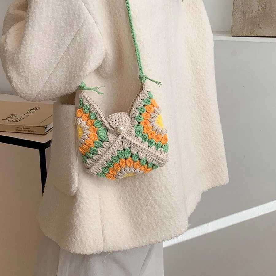 Floral Woven Everyday Tote Bag