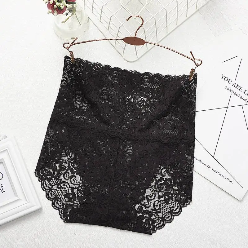 Lace High-Waist Briefs