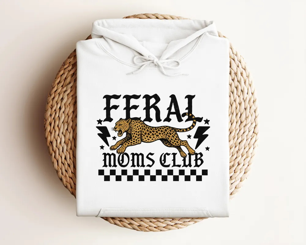 Mom Club Graphic Pullover Hoodie