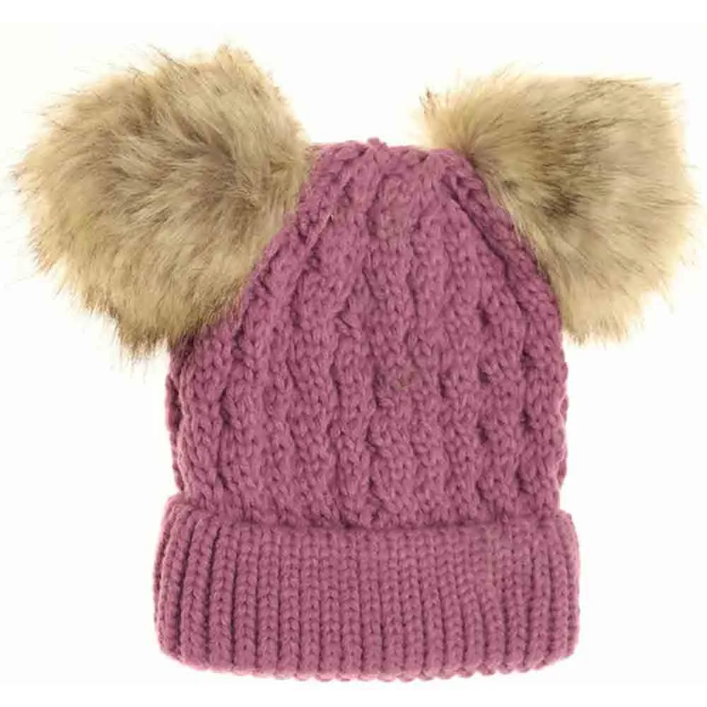 Casual Knit Pom Beanie