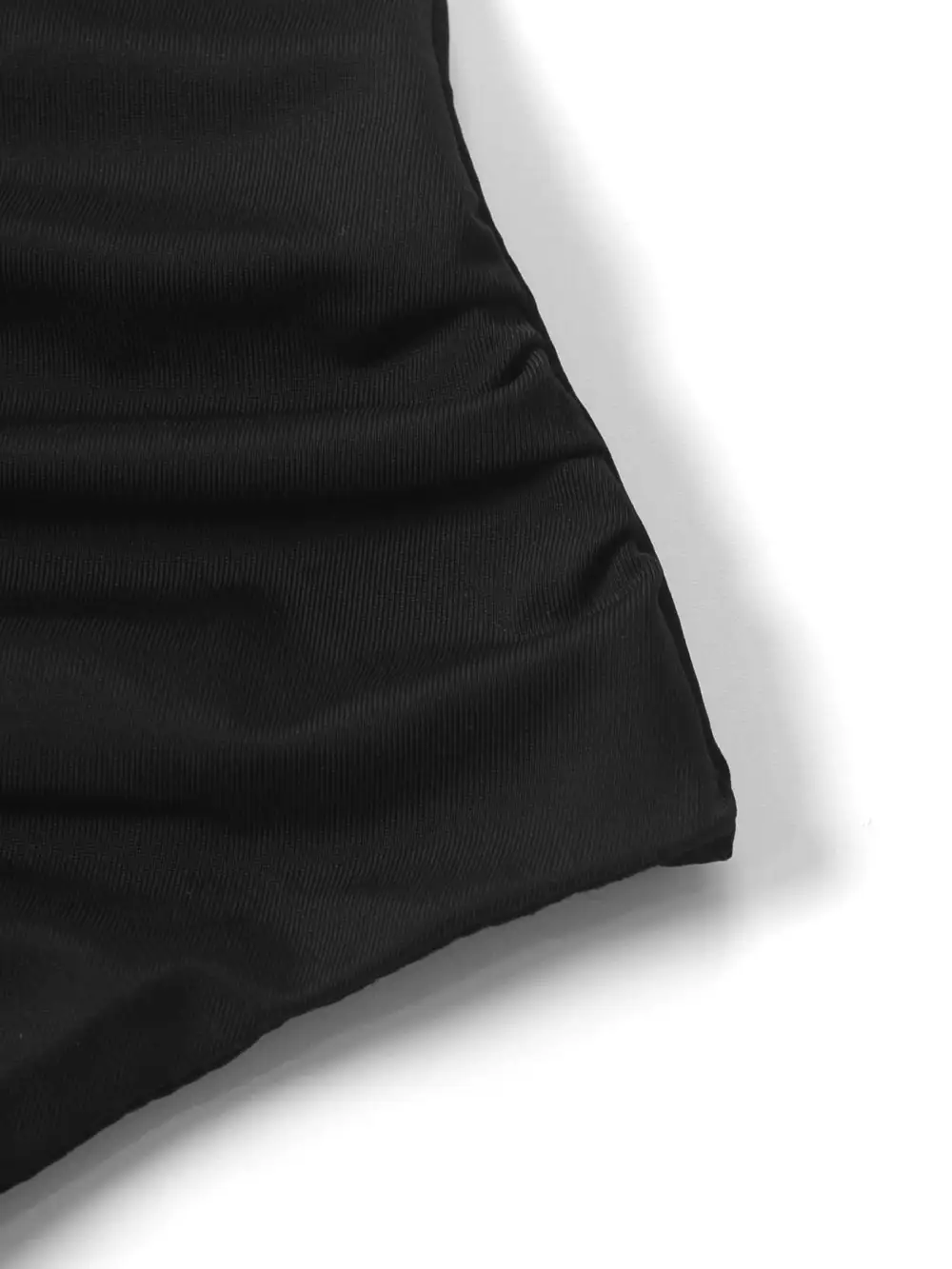 Ruffle Ruched Mini Dress