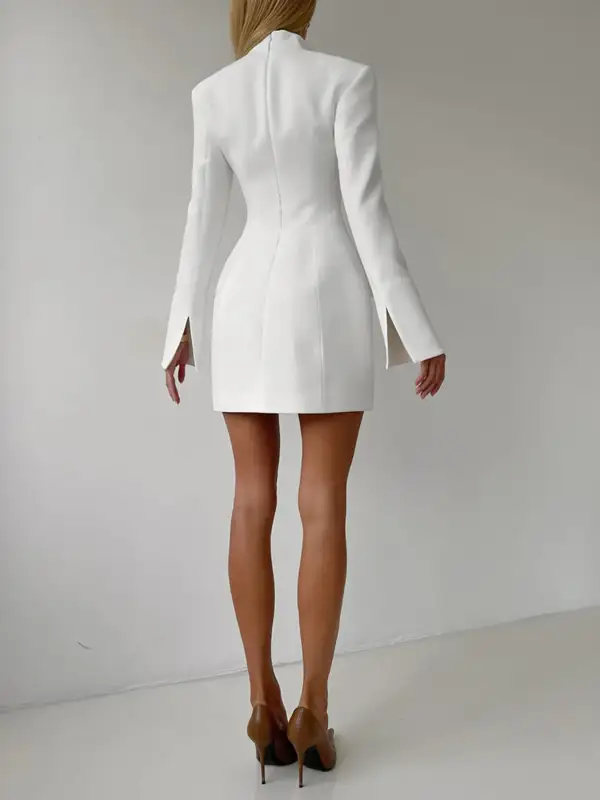 Button Front Dress Casual