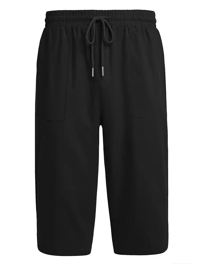 Casual Linen Beach Yoga Shorts