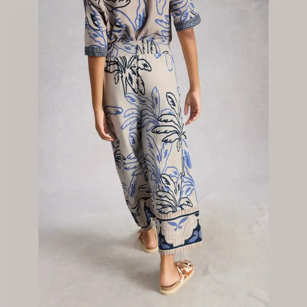 Cropped Culotte Women's Trousers