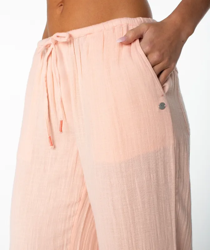 Relaxed Panel Wide Leg Pants