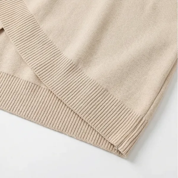 Asymmetric Knit Wide Leg Set