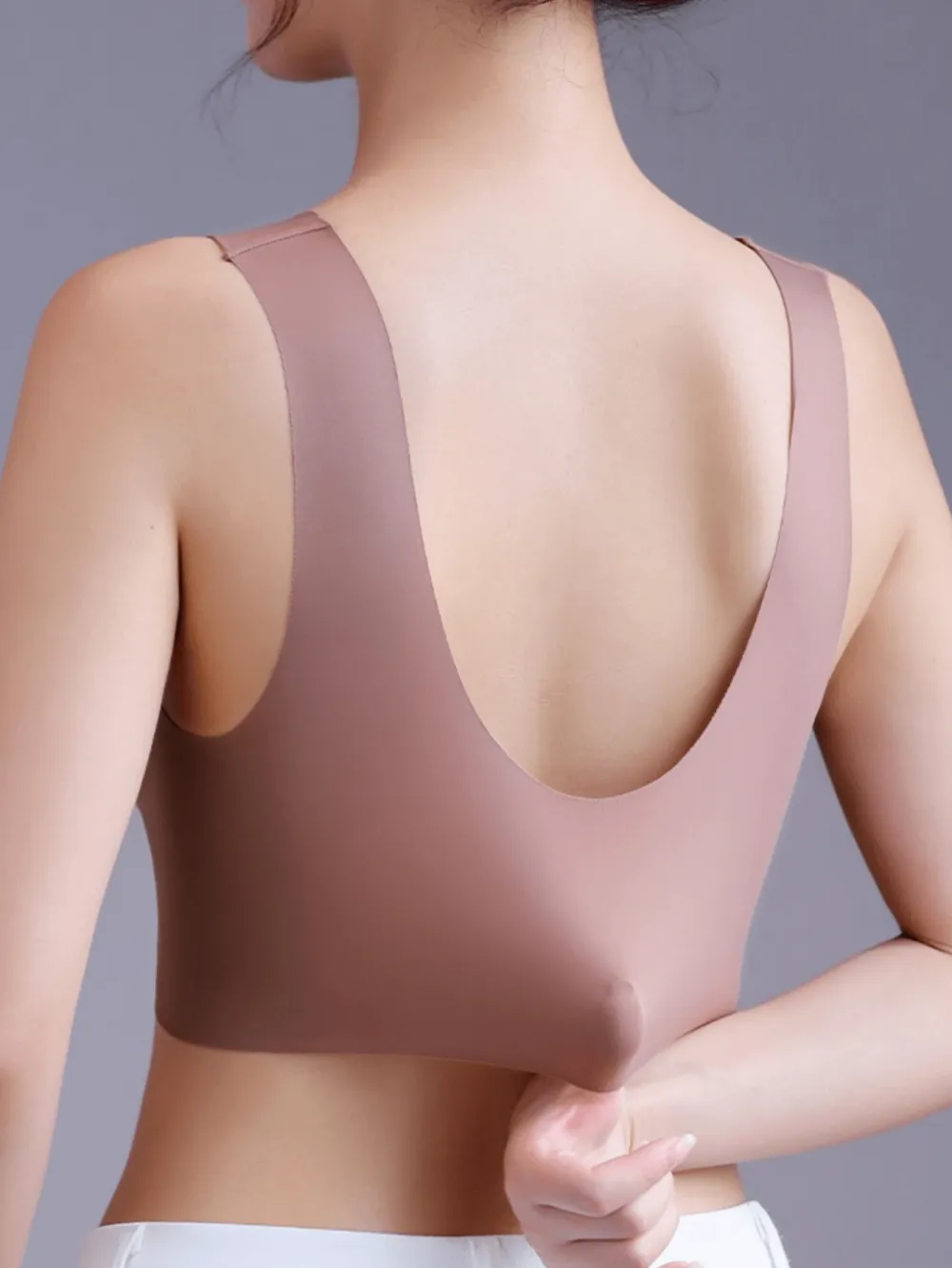 [6Pack]-Women'S Plain Contrast Lace BraSoftBreathable Push Up Bra U