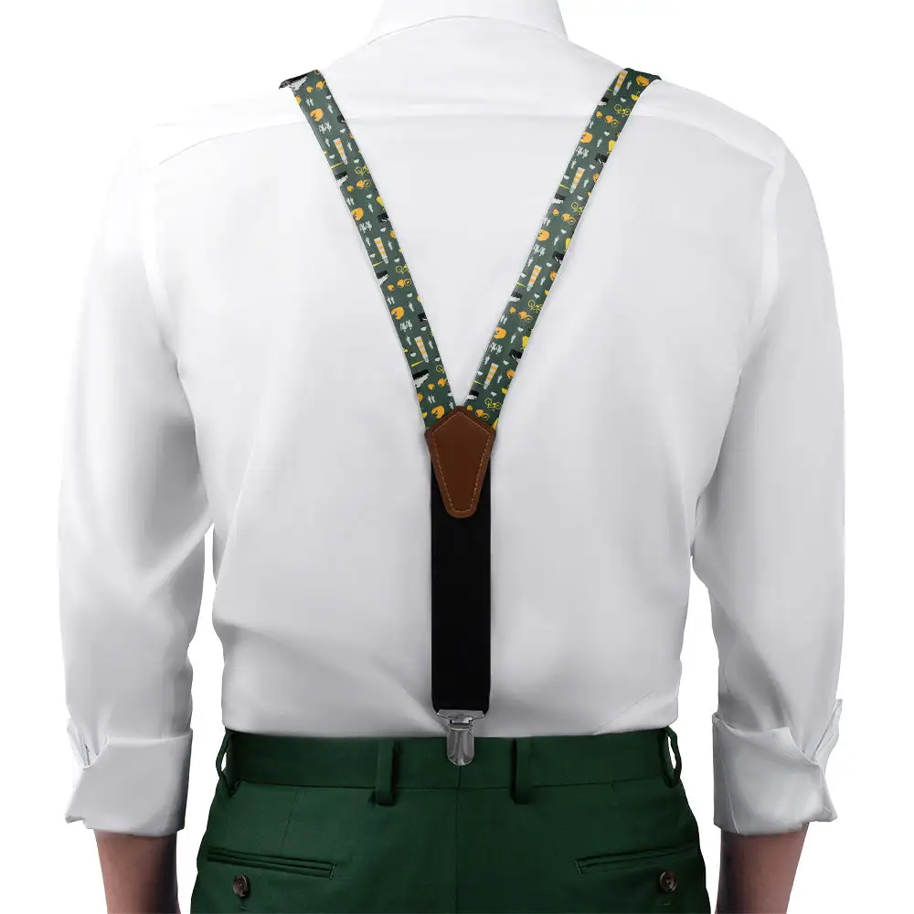 Wildlife Pattern Suspenders