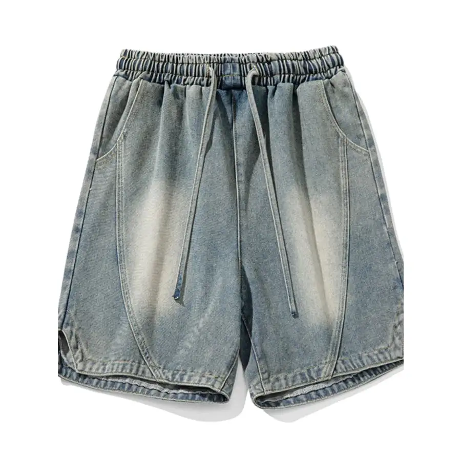 Refined Men's Plus Size Drawstring Denim Shorts