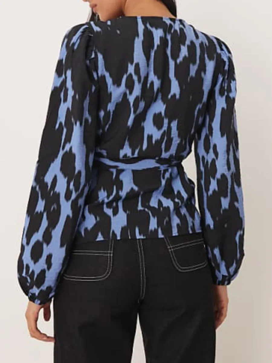 Abstract Print Blouse