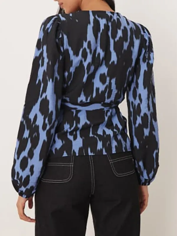 Abstract Print Blouse