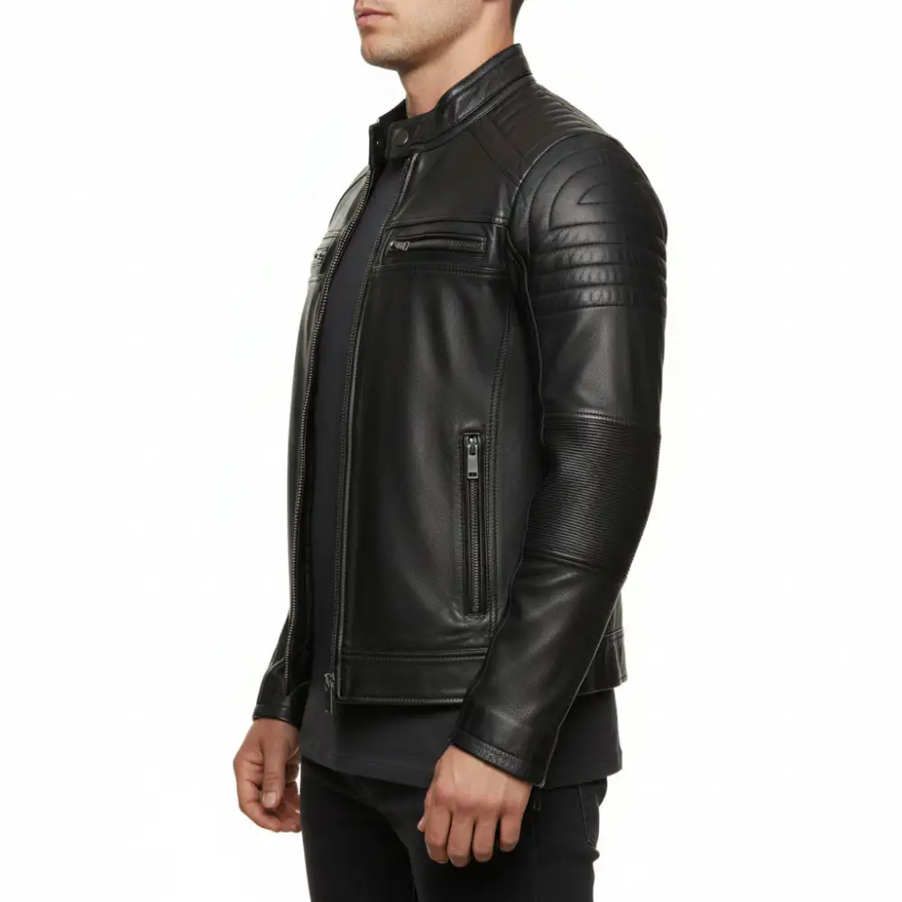 Layer Ready Leather Biker Motorcycle Jacket