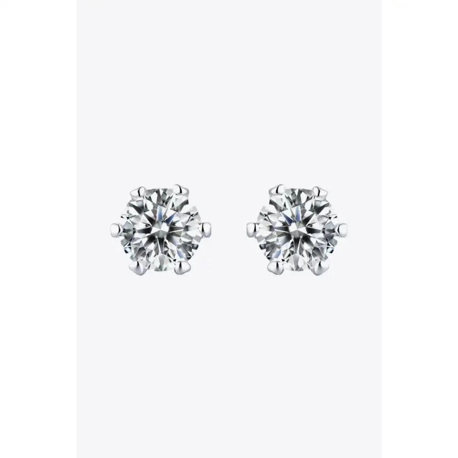 Good Days Ahead Moissanite Stud Earrings