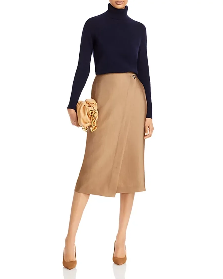 Long Sleeves Cashmere Turtleneck Sweater