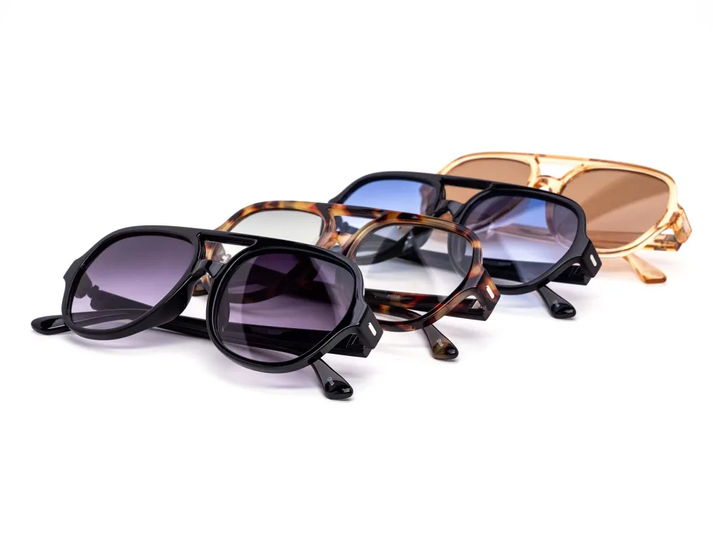 12-Pack Mini Aviator Gradient Sunglasses