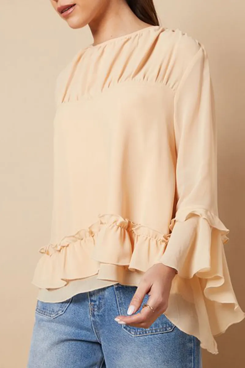 Casual Style Relaxed Silhouettee Top