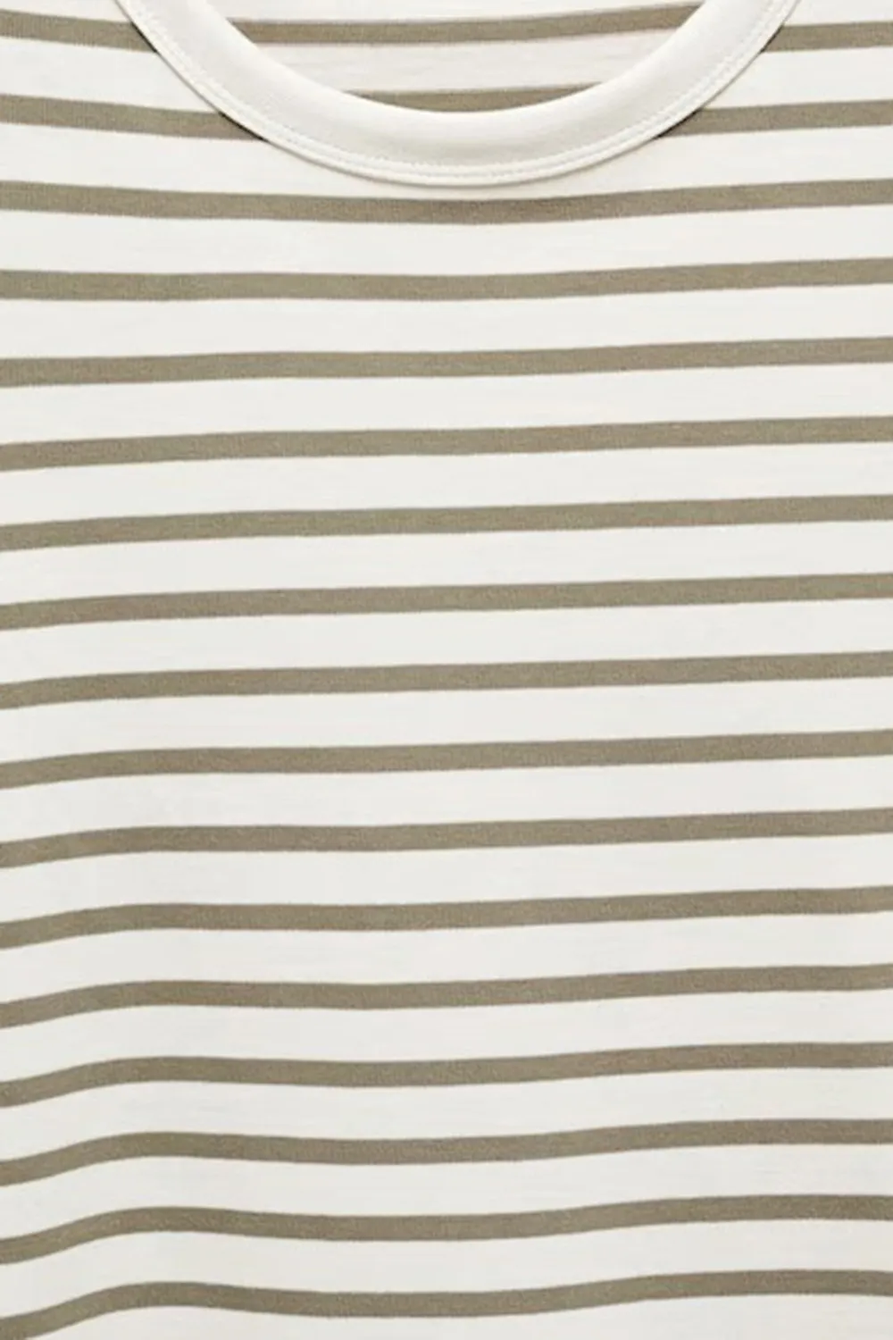 Striped Cotton Long Sleeves T-Shirt