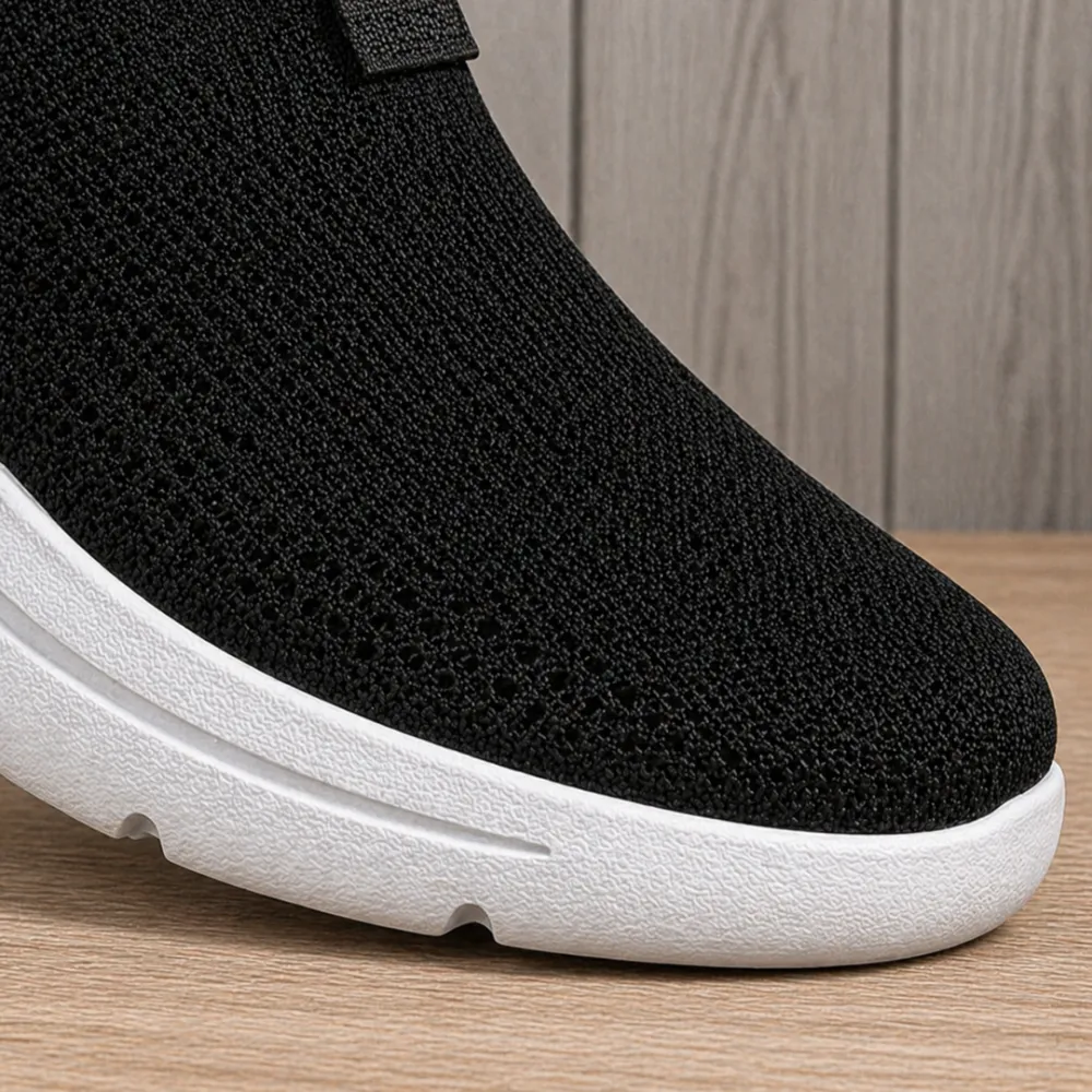 Breathable Knit Slip Ons