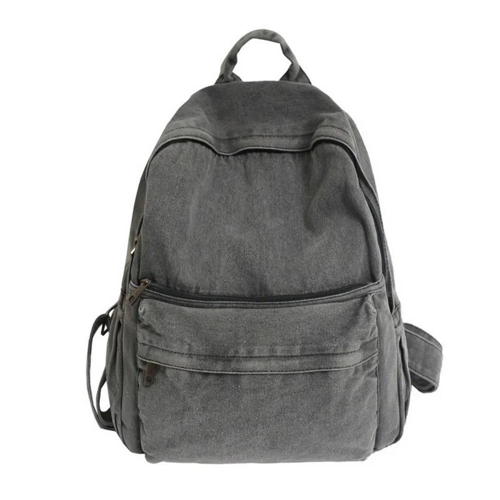 Textured Canvas Backpack