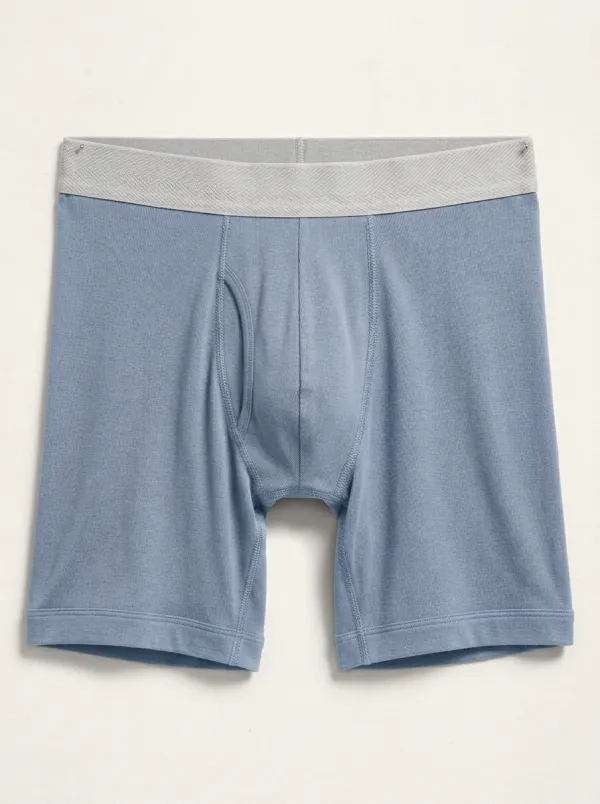 Minimal Waistband Detail Solid Classic Look Men's Boxer Briefs