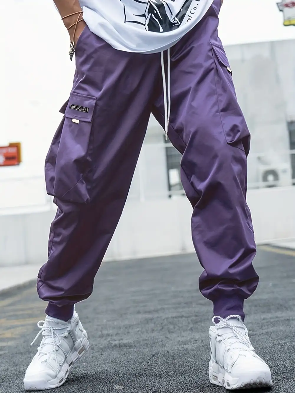 Multi Pocket Drawstring Cargo Pants