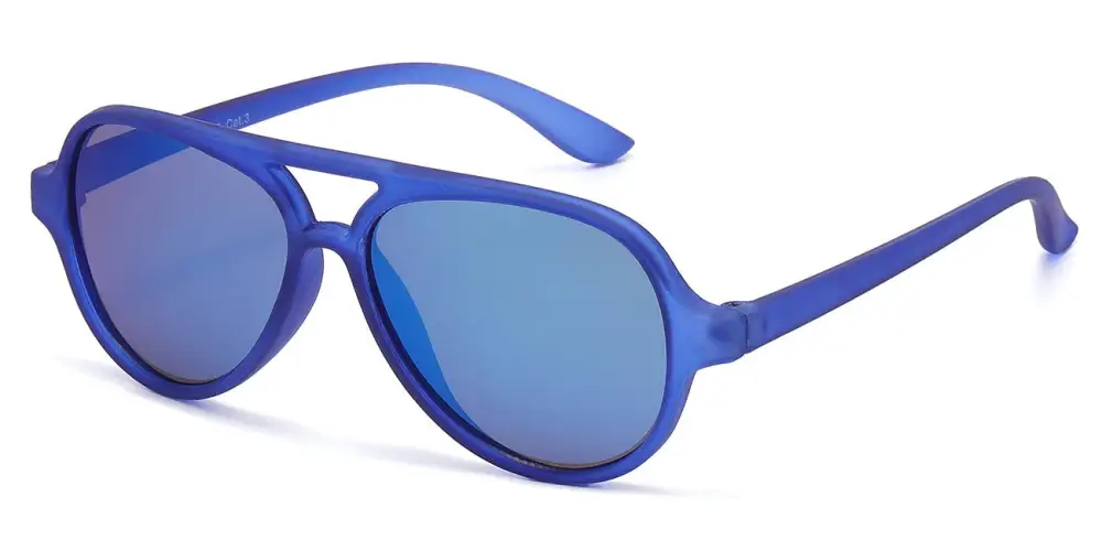 Mirrored Fashion Aviator Sunglasses