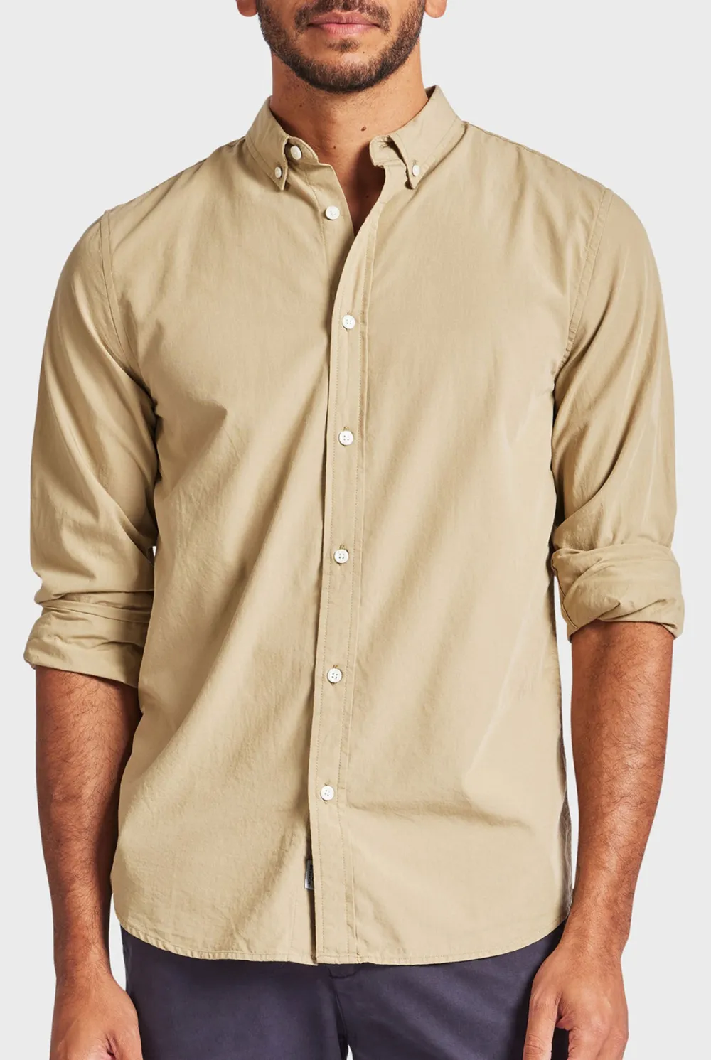 Regular Fit Linen Long - Sleeve Shirt