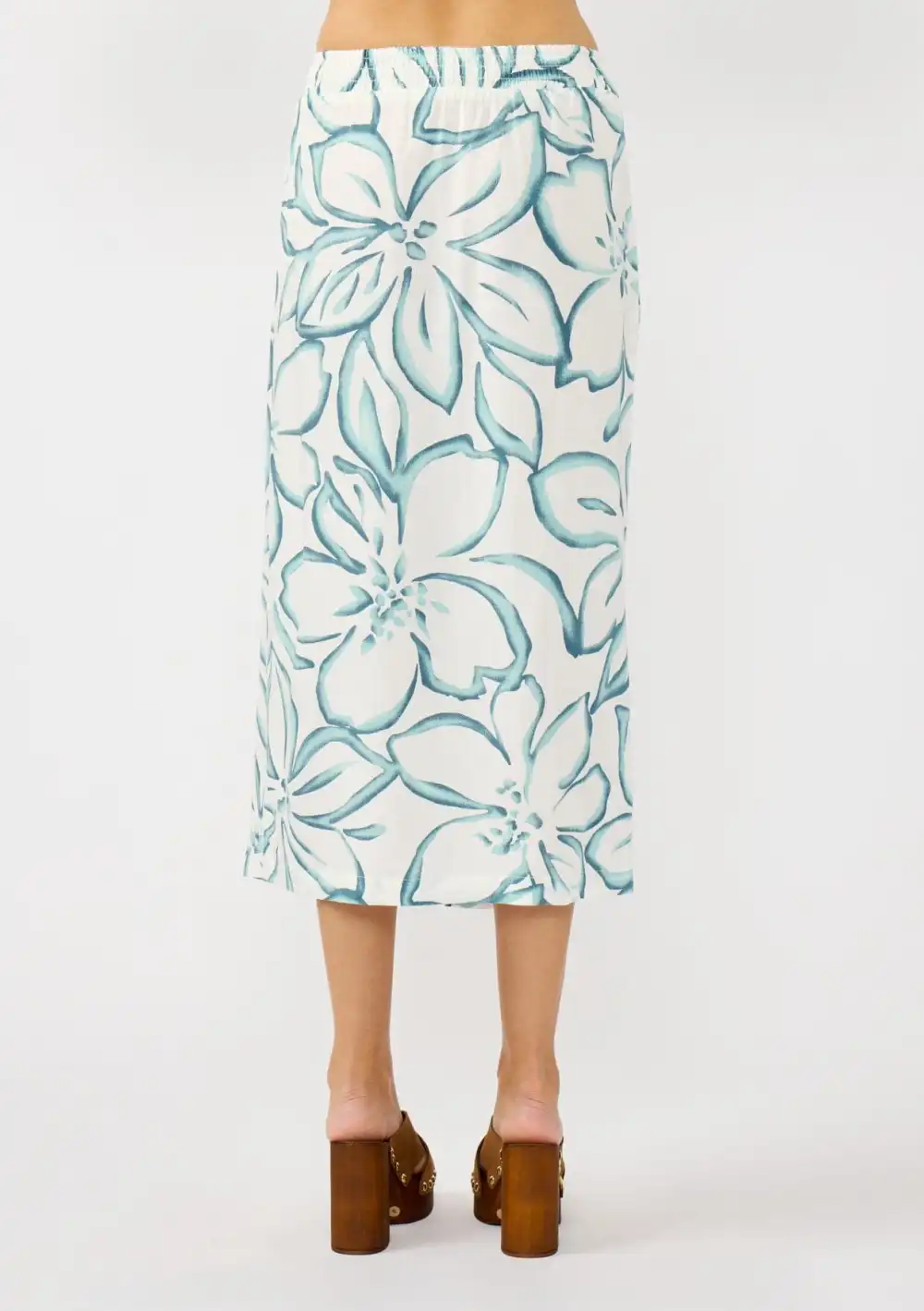 Asymmetric Tie Waist Skirt