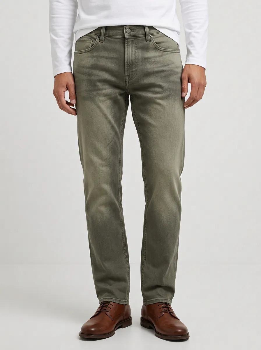 Washed Waist Jeans