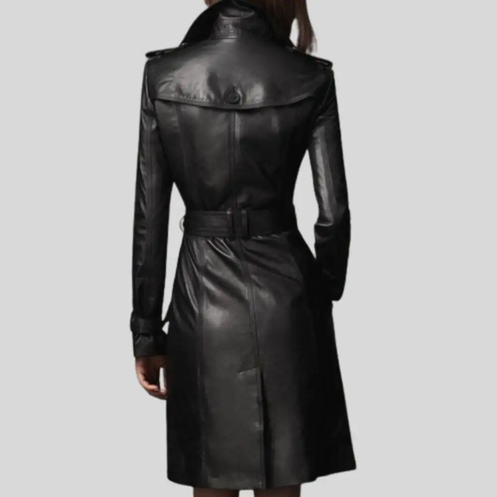 Slim Fit Double Breasted Trench Coat