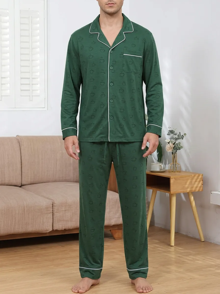 Structured Classic Men's Pajama Set