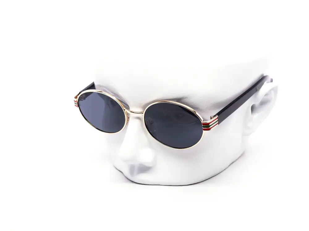 12-Pack Metal Oval Gradient Sunglasses