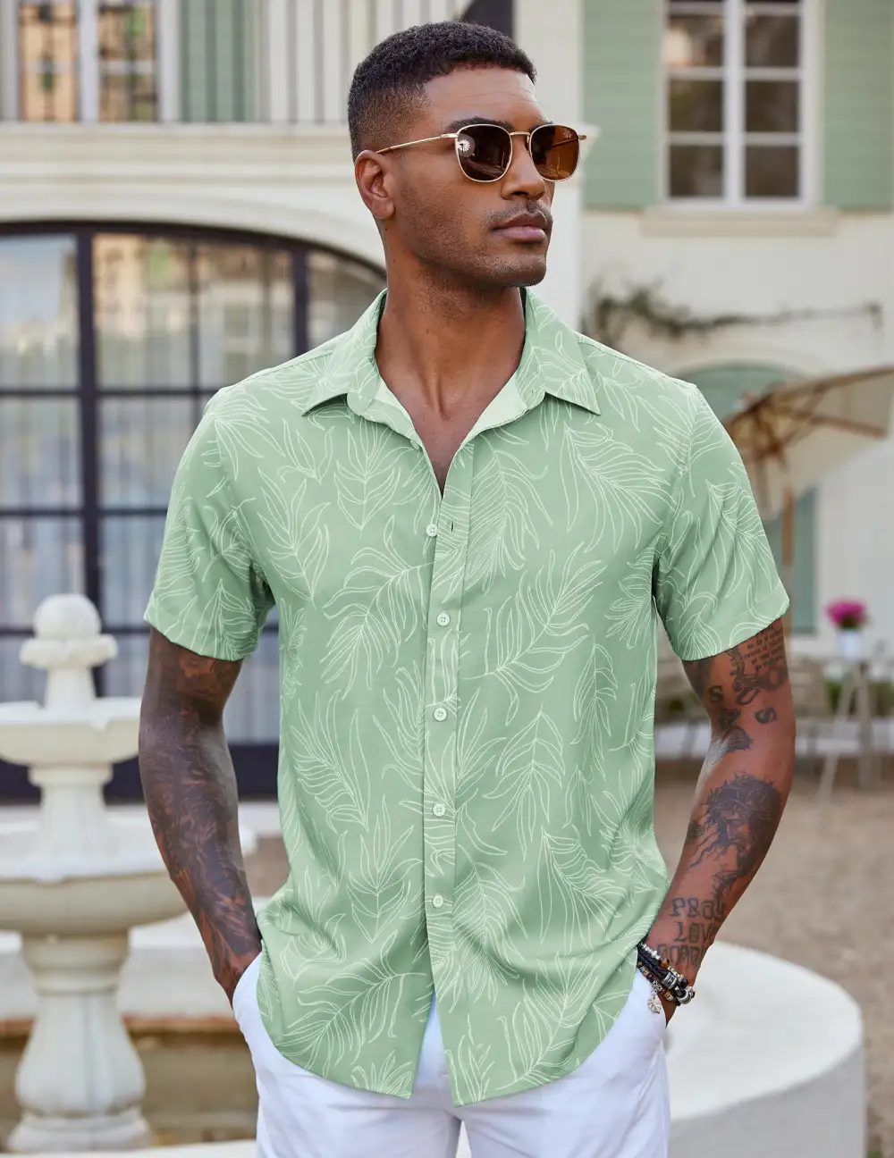 Casual Hawaiian Printed Vacation Shirt