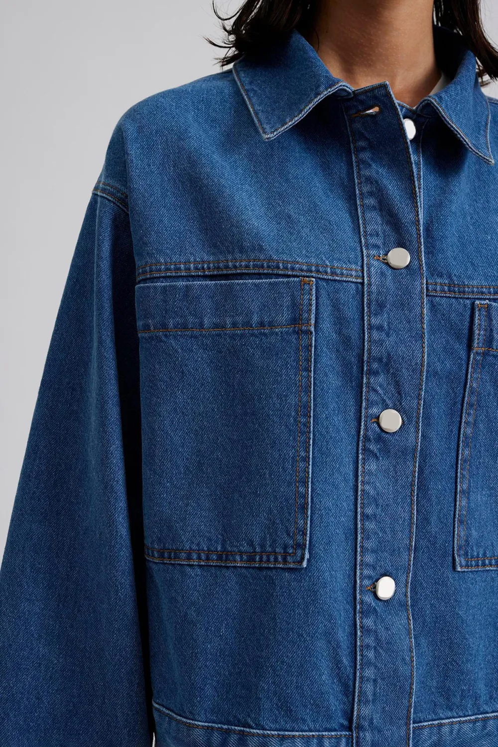 Denim Button Up Jacket