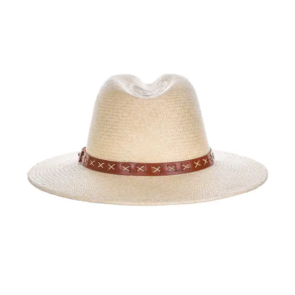 Women’s Outdoor Wide Brim Straw Safari Hat