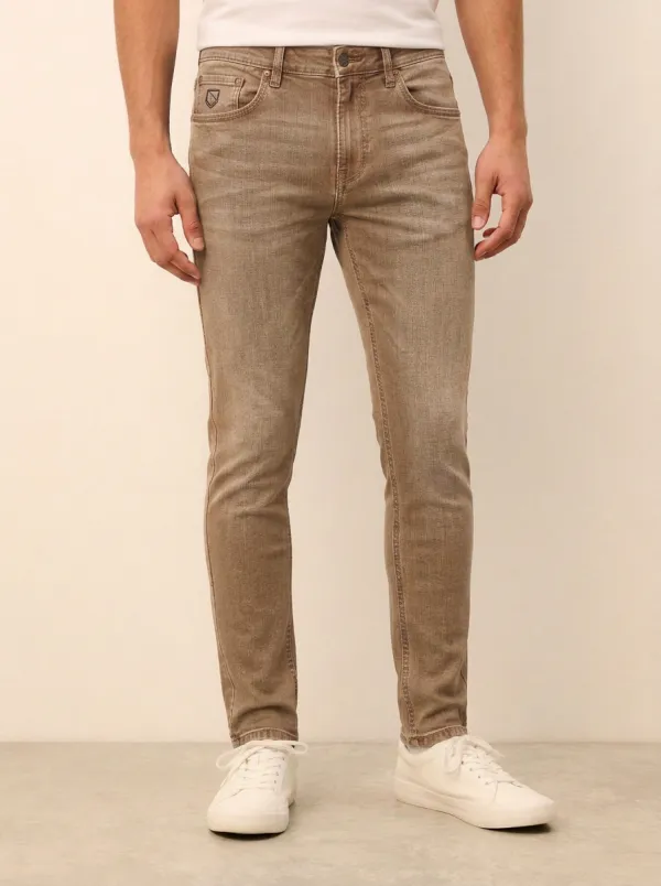 Men's Rugged Flexible Slim Fit Stretch Denim Jeans