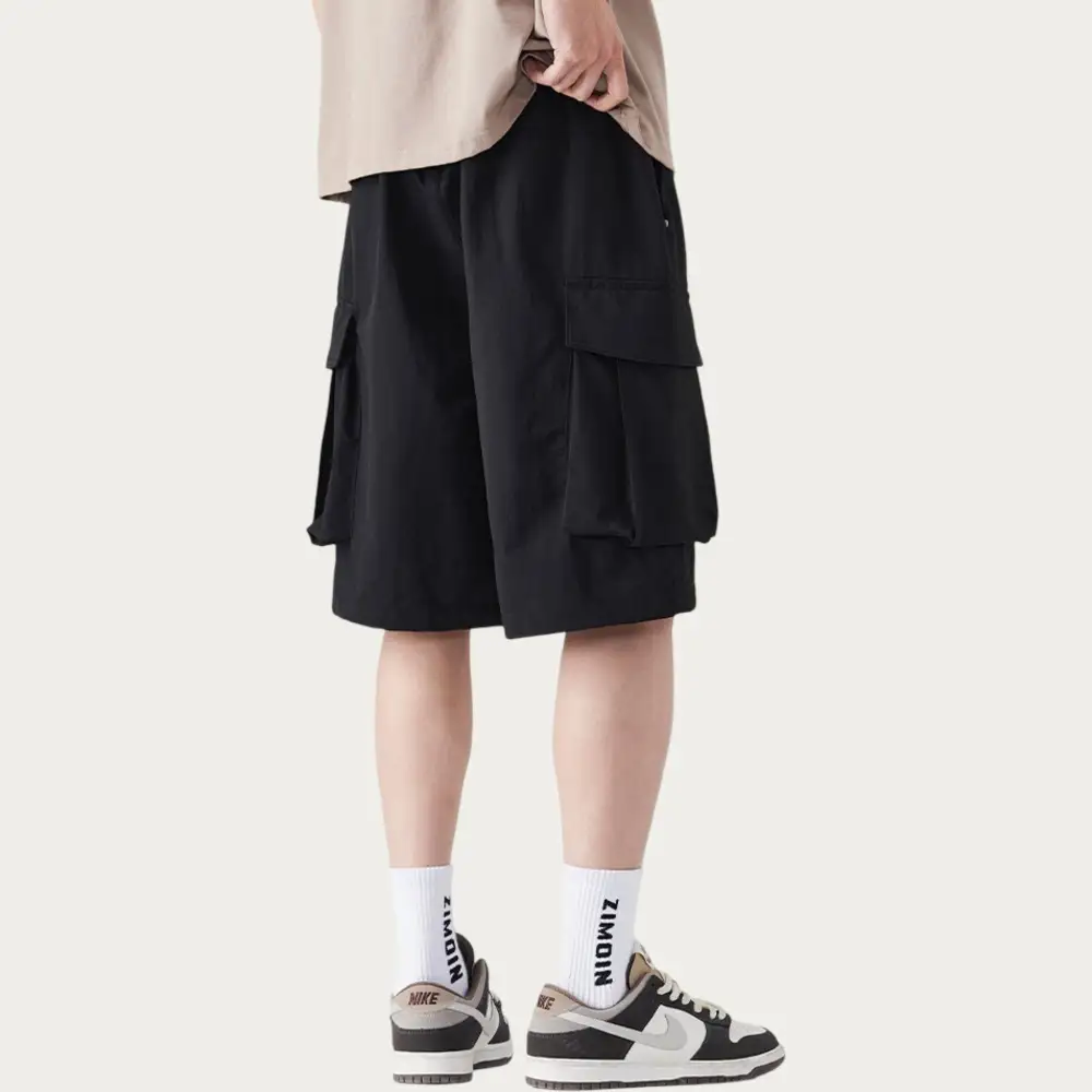 Drawstring Pocketed Lightweight Men's Casual Shorts