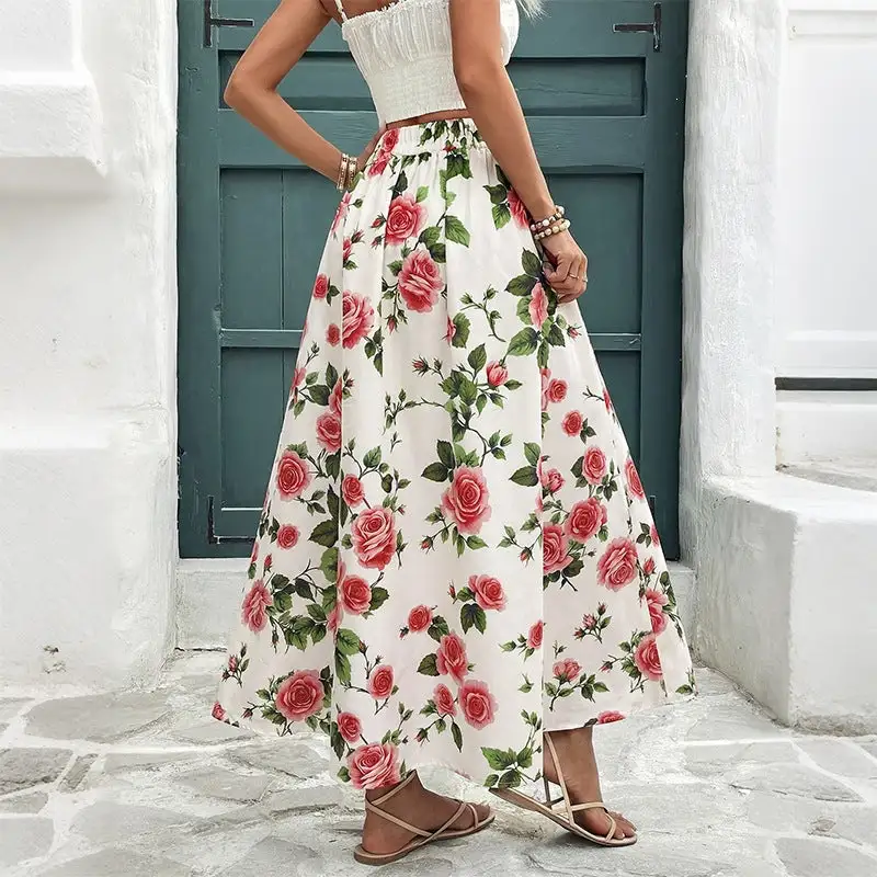 Women's Floral Beach Skirt