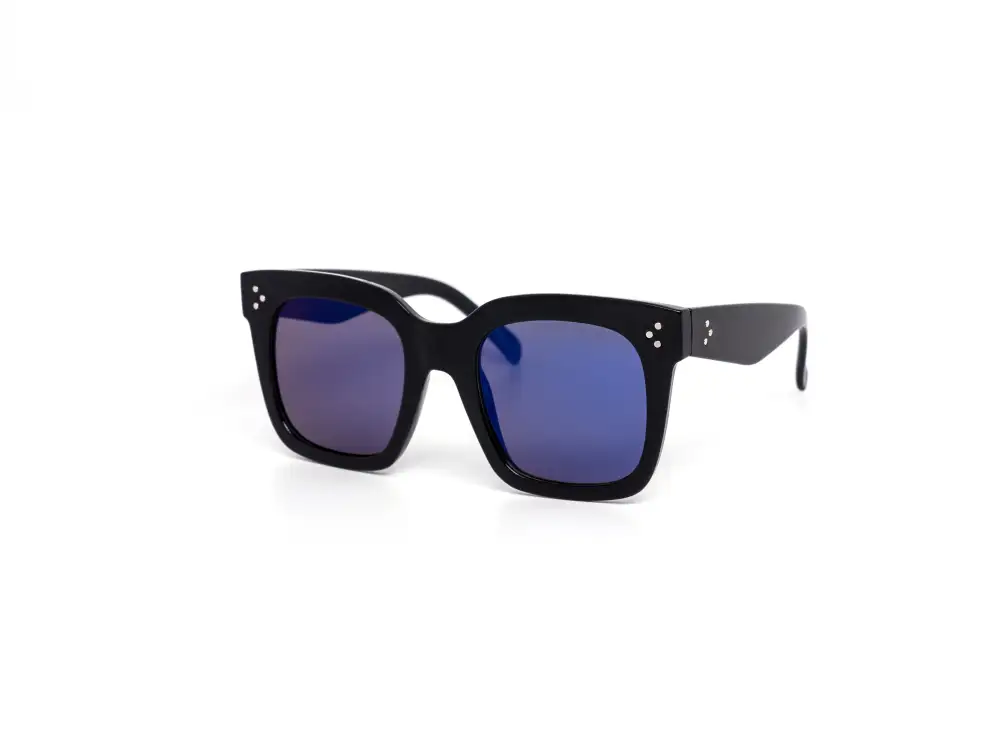 12-Pack Oversized Square Color Mirror Sunglasses