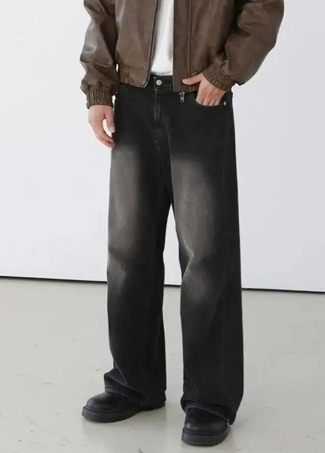 Comfort Thigh Faded Jeans
