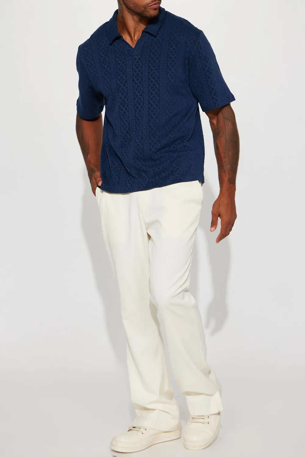 Solid Color Short Sleeve Polo