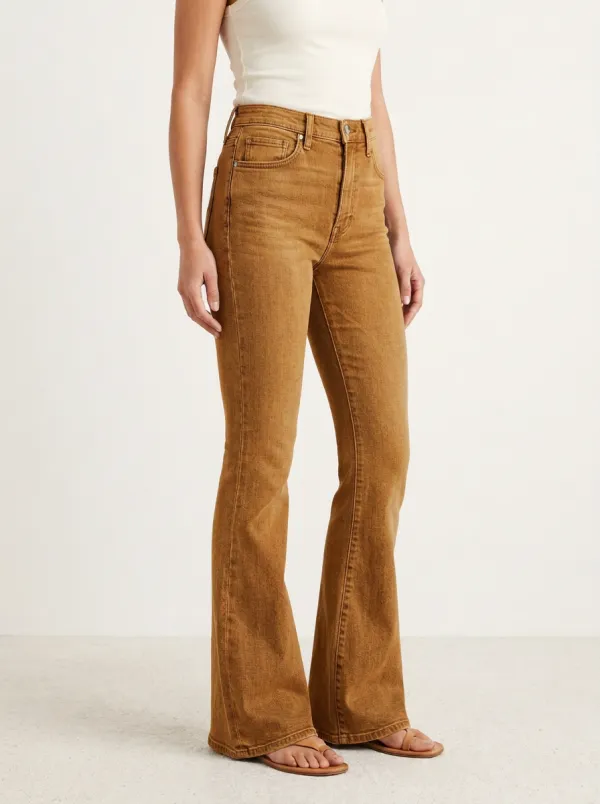 Women's High-Rise Wash Flare Denim Jeans