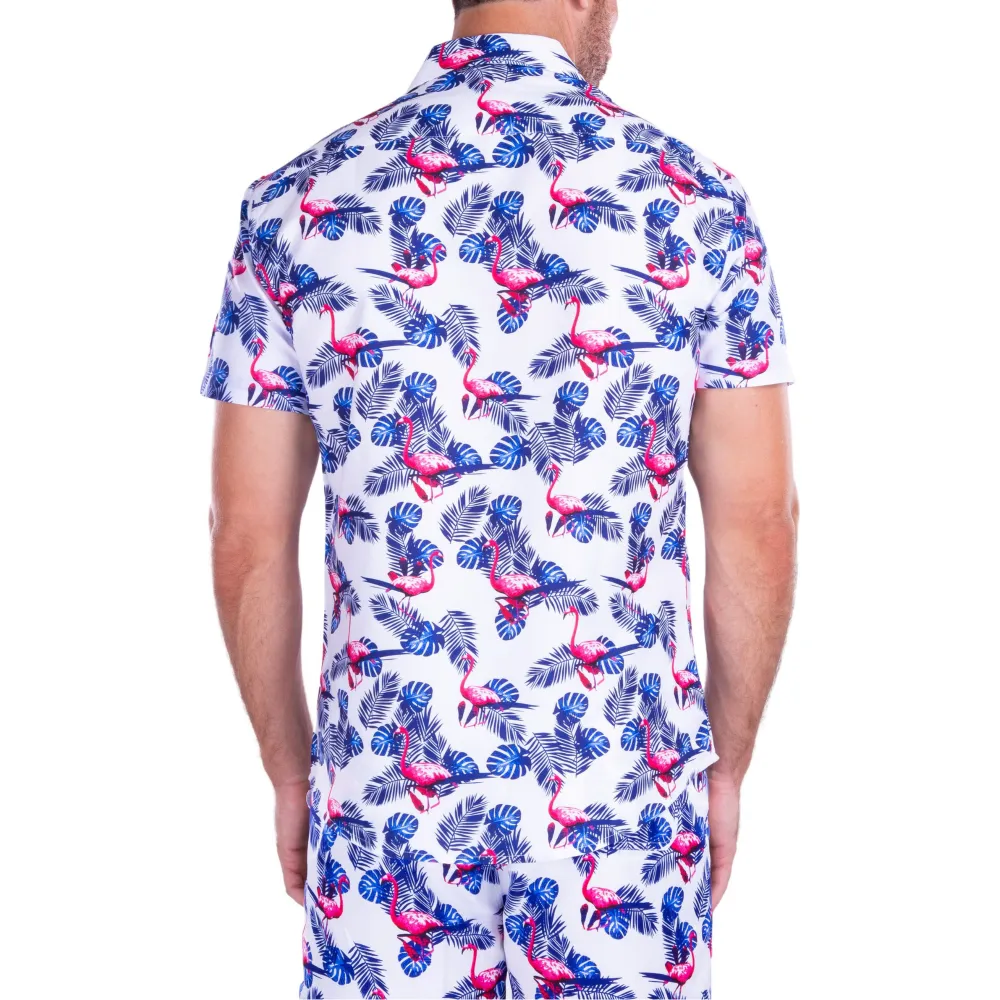 Vacation Short Sleeve Button Shirt