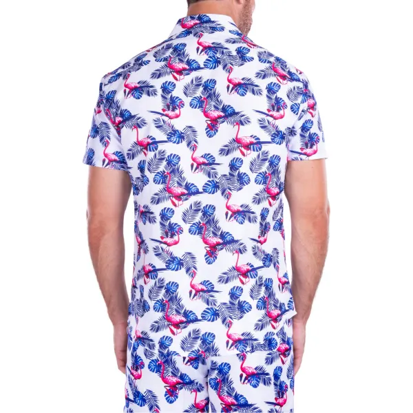 Vacation Short Sleeve Button Shirt